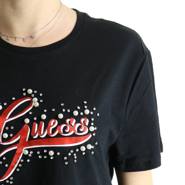 T-SHIRT SS CN LEONTINA TEE GUESS  - Mad Fashion | img vers.650x/